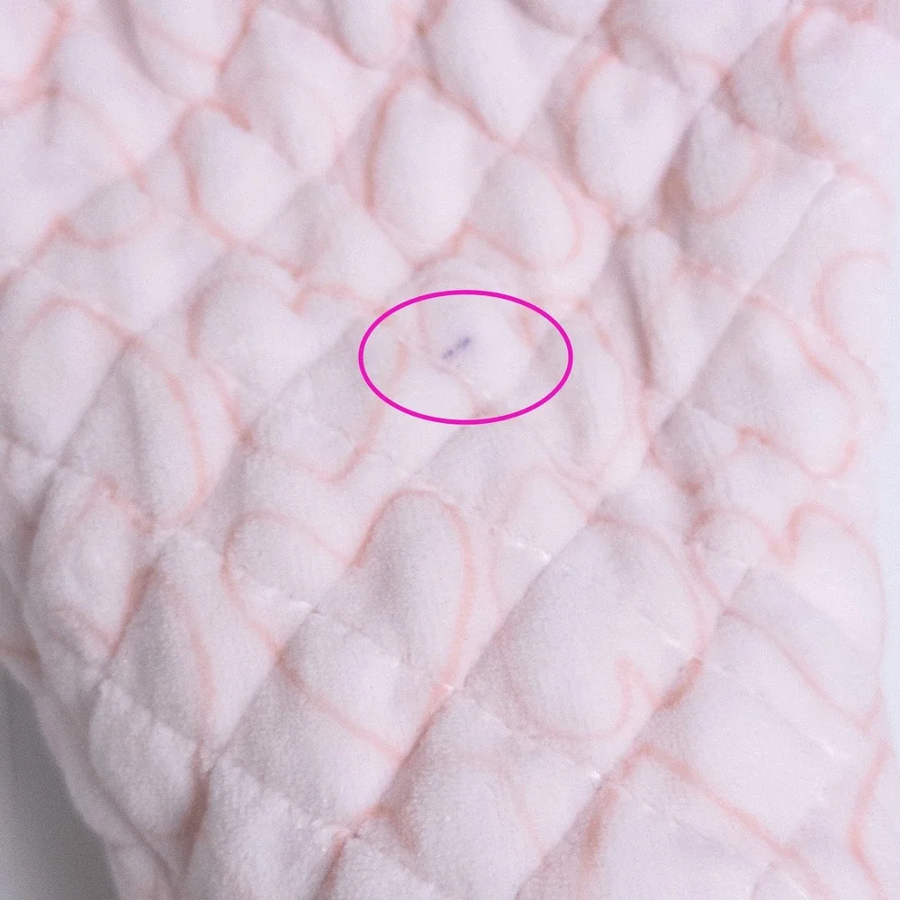Nordstrom Quilted Heart Pram Suit Baby 6M Pink Fleece Hood‎ Bear Ears